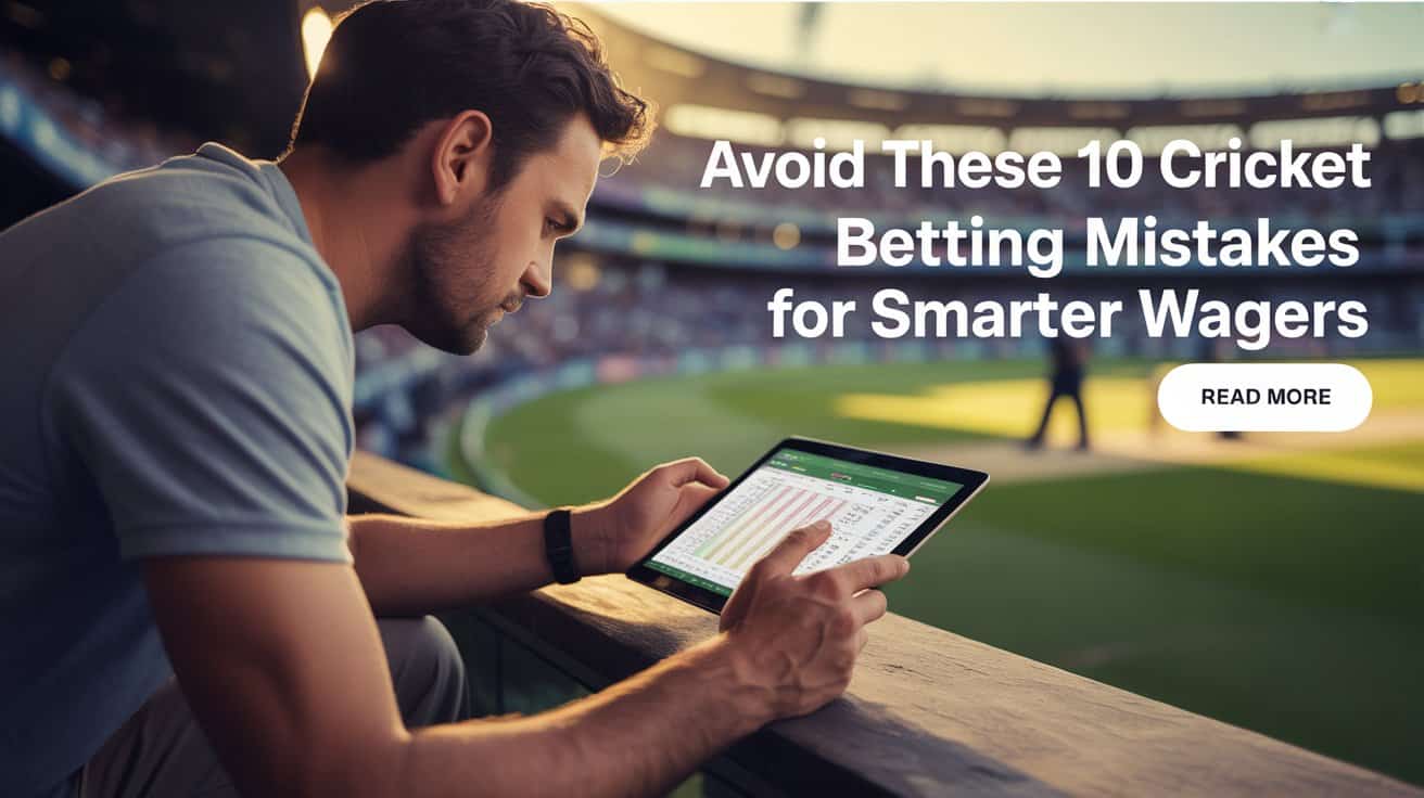 Avoid These 10 Cricket Betting Mistakes for Smarter Wagers